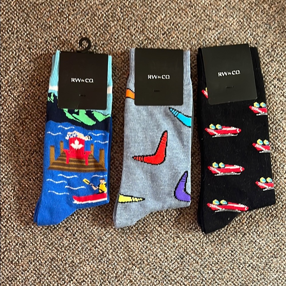 RW&CO. Dress Socks in Fun Patterns for Elegant Style